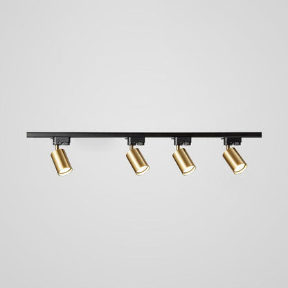 Ceiling Spotlight Track Light | Adjustable Metal | 3/4/5 Lamps, Black/White/Gold
