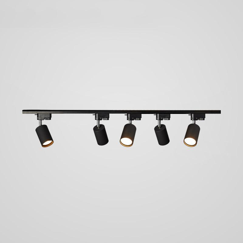 Ceiling Spotlight Track Light | Adjustable Metal | 3/4/5 Lamps, Black/White/Gold