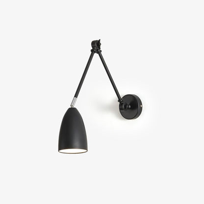 Adjustable Wall Lamp | Metal | White, Nickel, Black