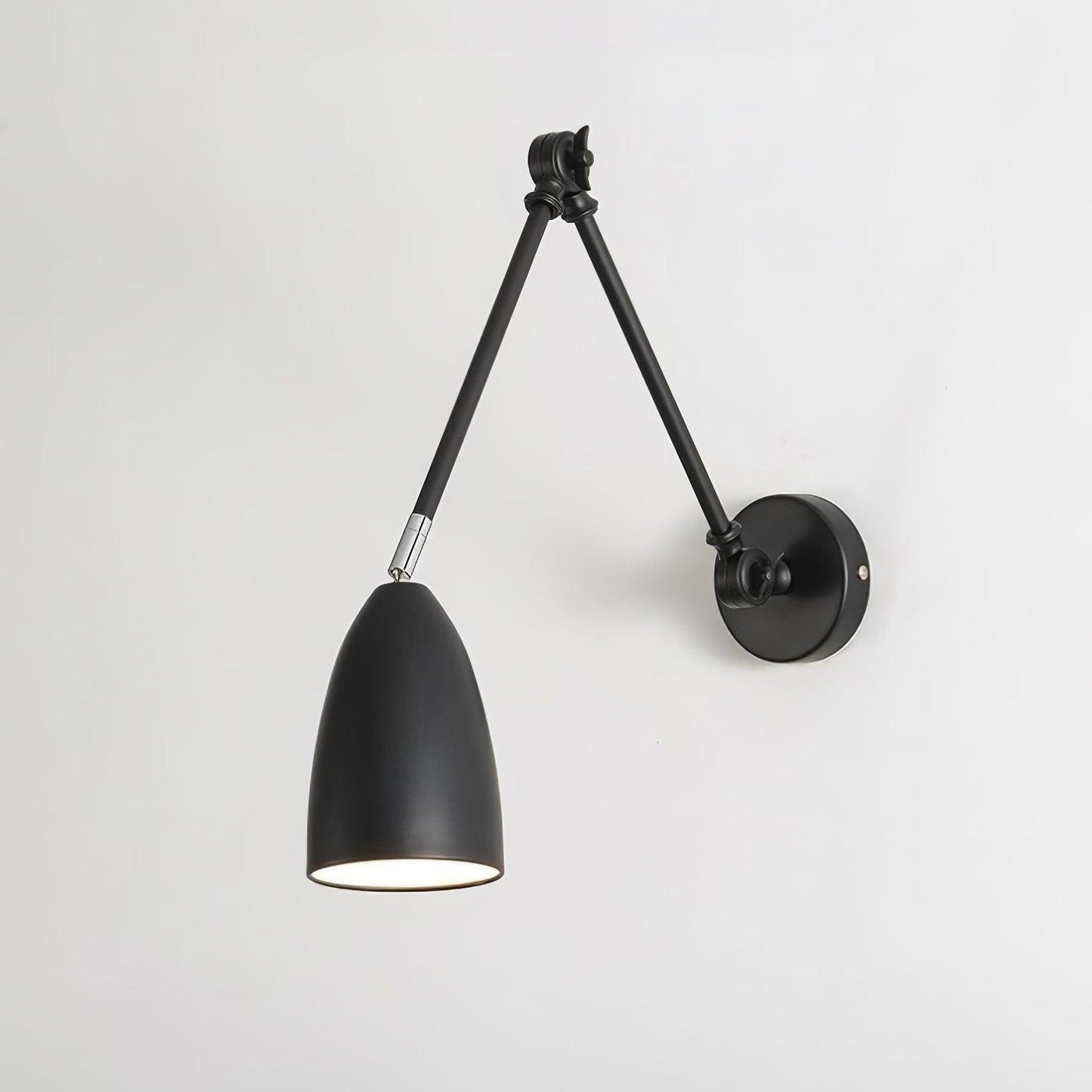 Adjustable Wall Lamp | Metal | White, Nickel, Black