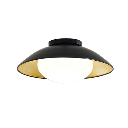 Adrienne Ceiling Lamp | Metal & Glass | Black & Gold