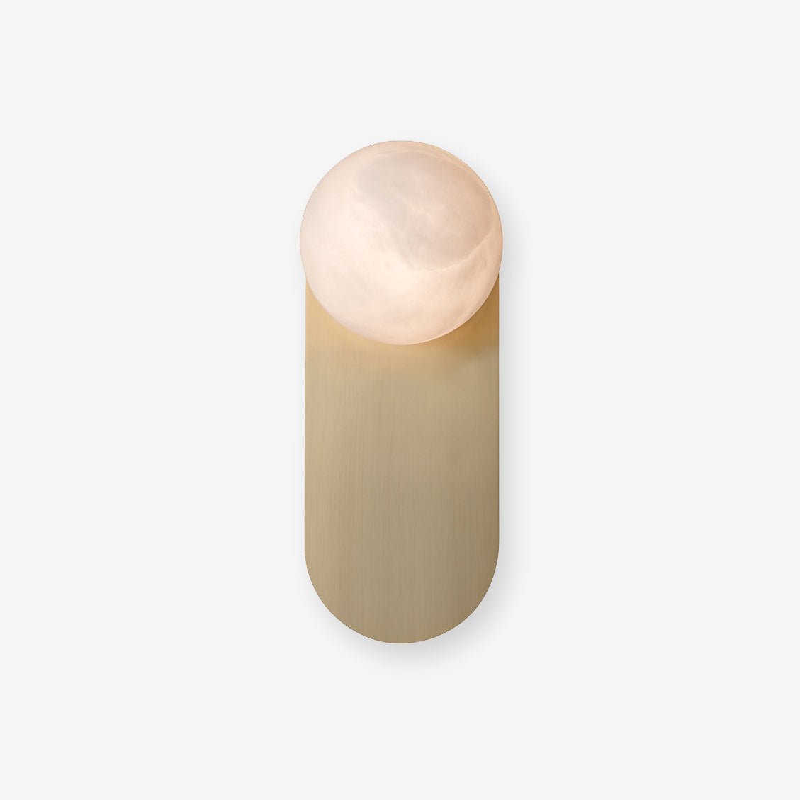 Adrion Alabaster Wall Light | Metal & Alabaster | Copper Finish