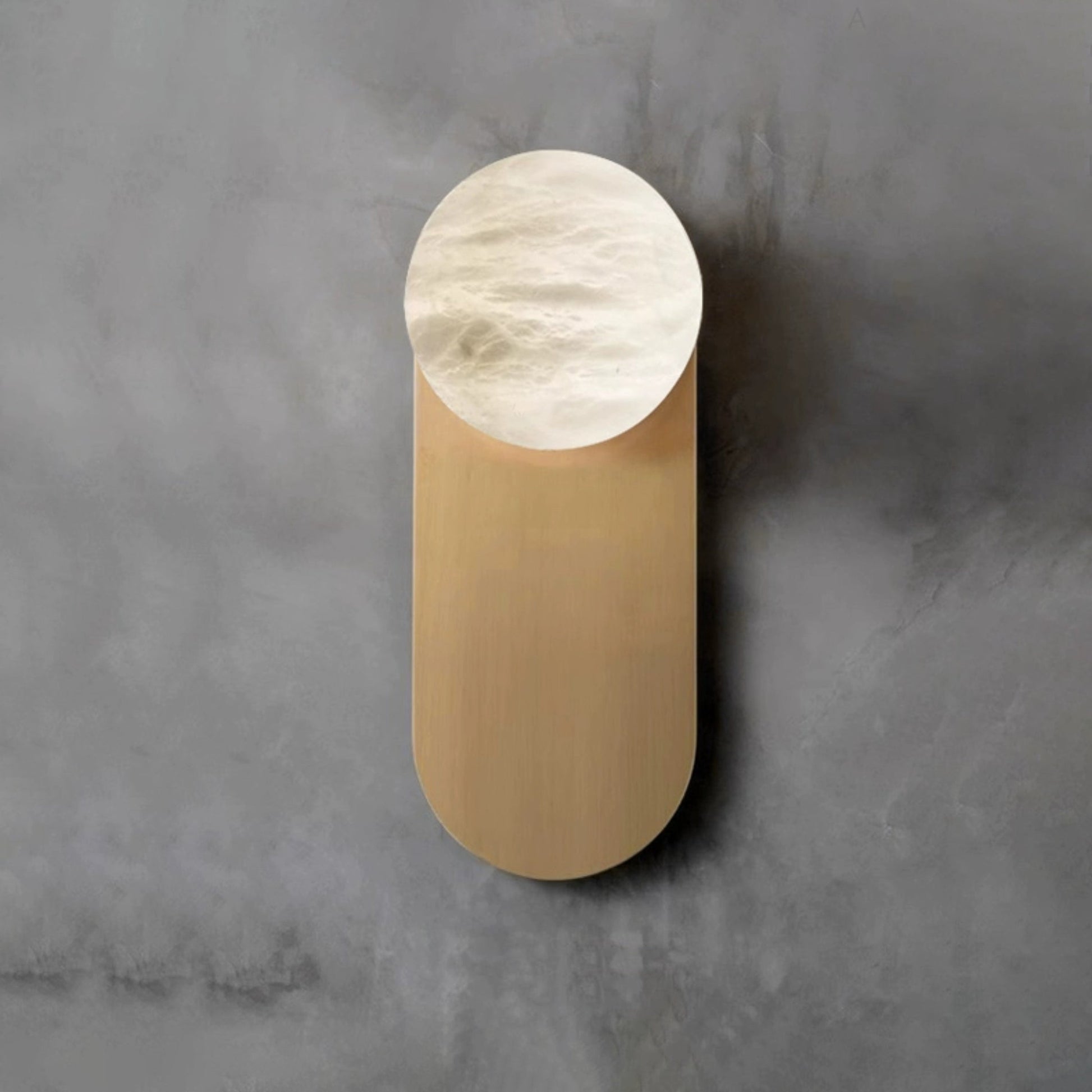 Adrion Alabaster Wall Light | Metal & Alabaster | Copper Finish