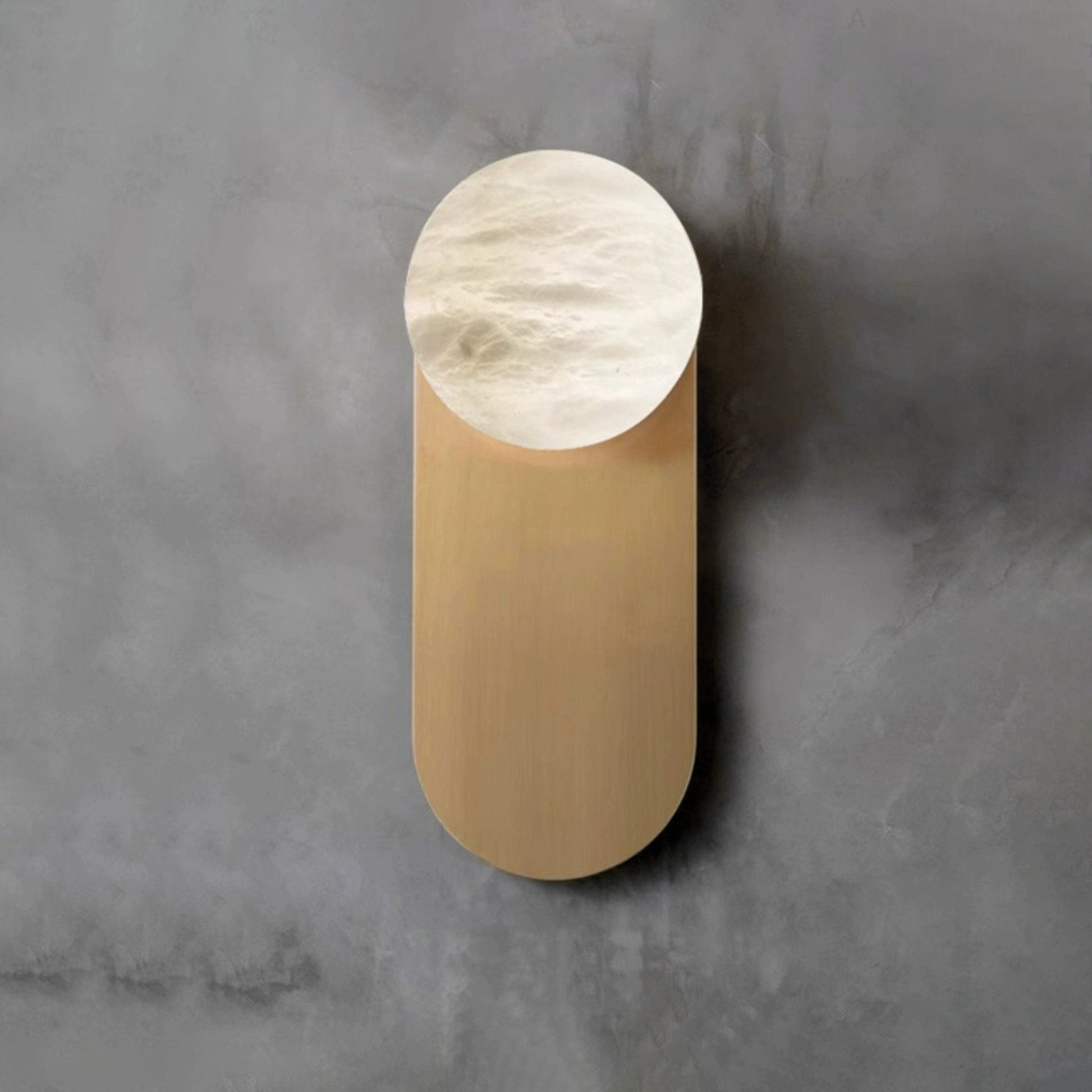 Adrion Alabaster Wall Light | Metal & Alabaster | Copper Finish