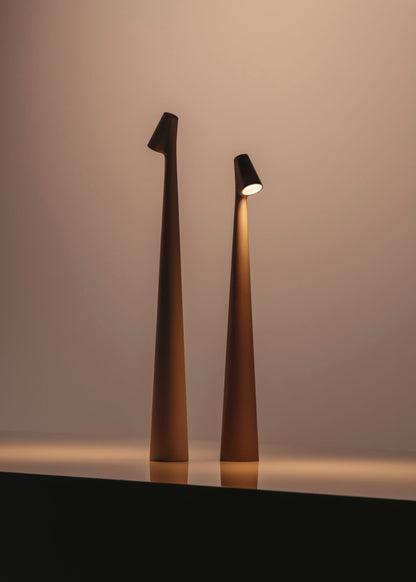 Africa Portable Table Lamp | Metal & Acrylic | Rechargeable, 4 Colors