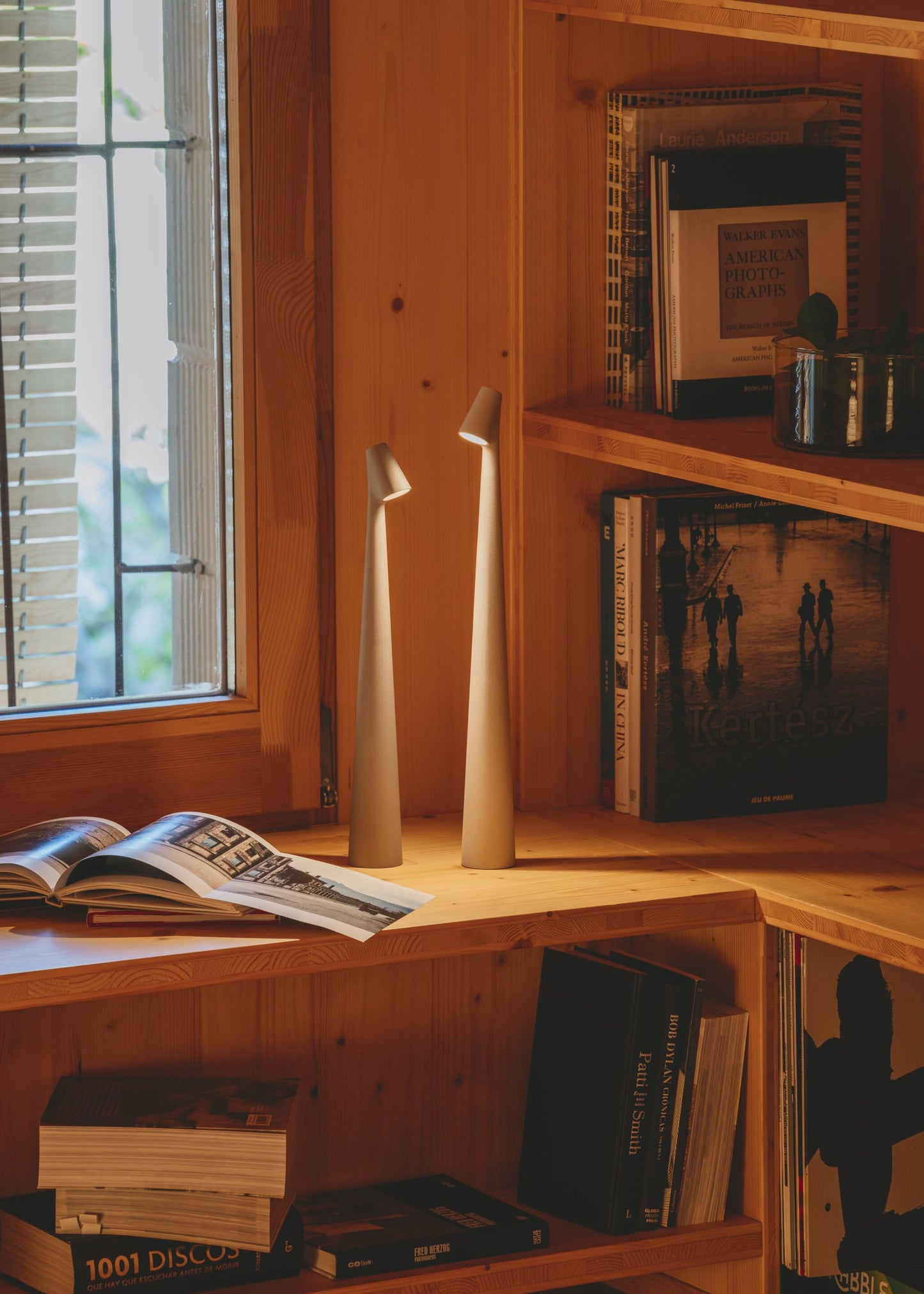 Africa Portable Table Lamp | Metal & Acrylic | Rechargeable, 4 Colors