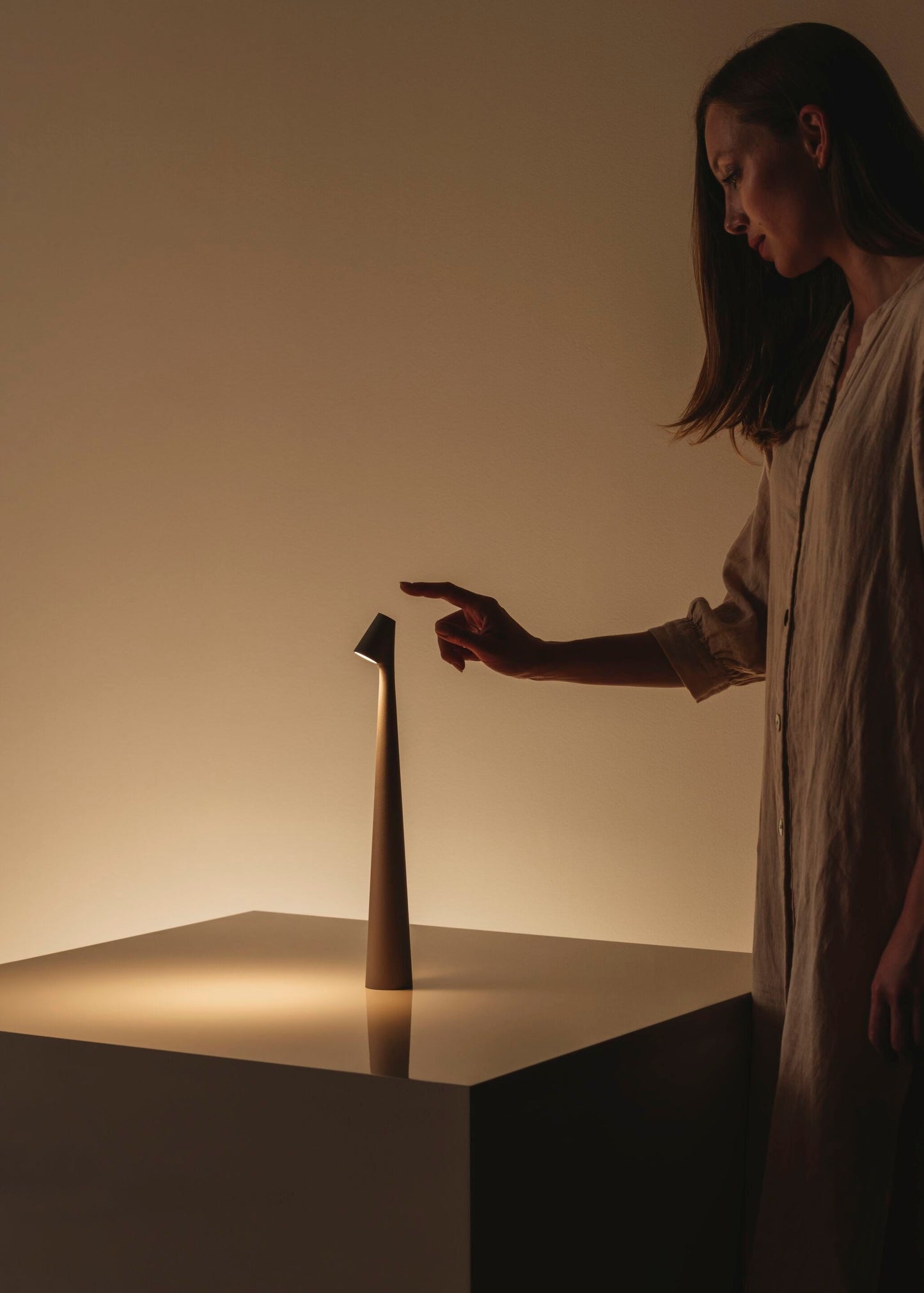 Africa Portable Table Lamp | Metal & Acrylic | Rechargeable, 4 Colors