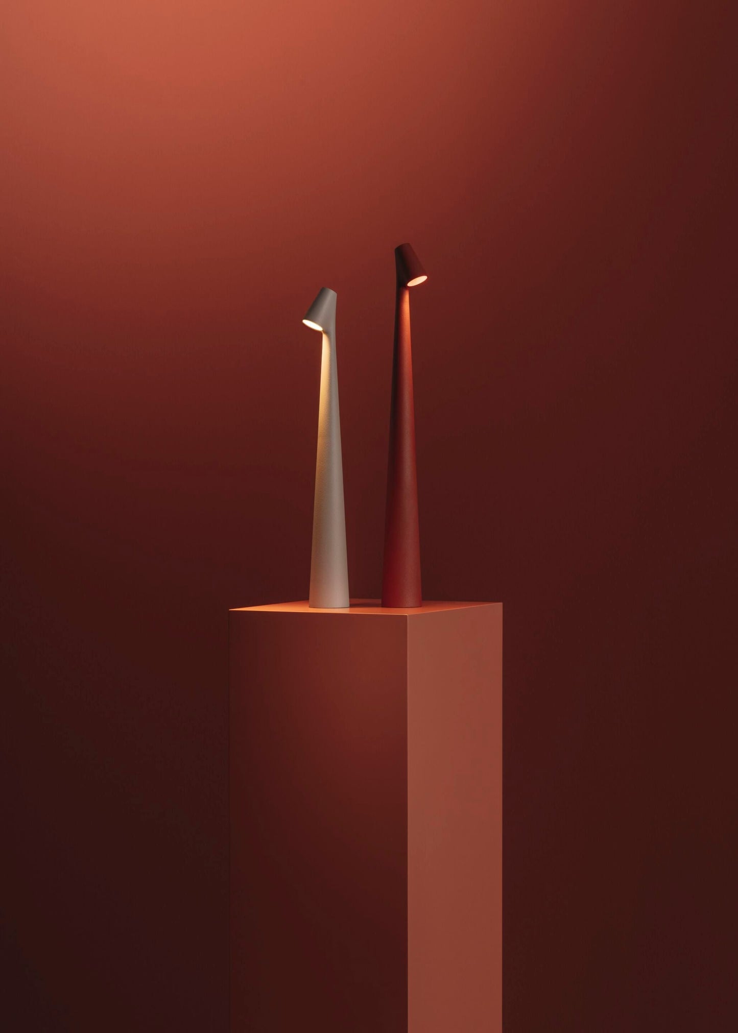 Africa Portable Table Lamp | Metal & Acrylic | Rechargeable, 4 Colors