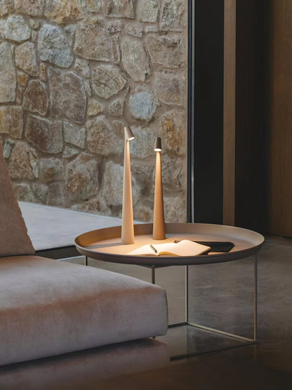 Africa Portable Table Lamp | Metal & Acrylic | Rechargeable, 4 Colors
