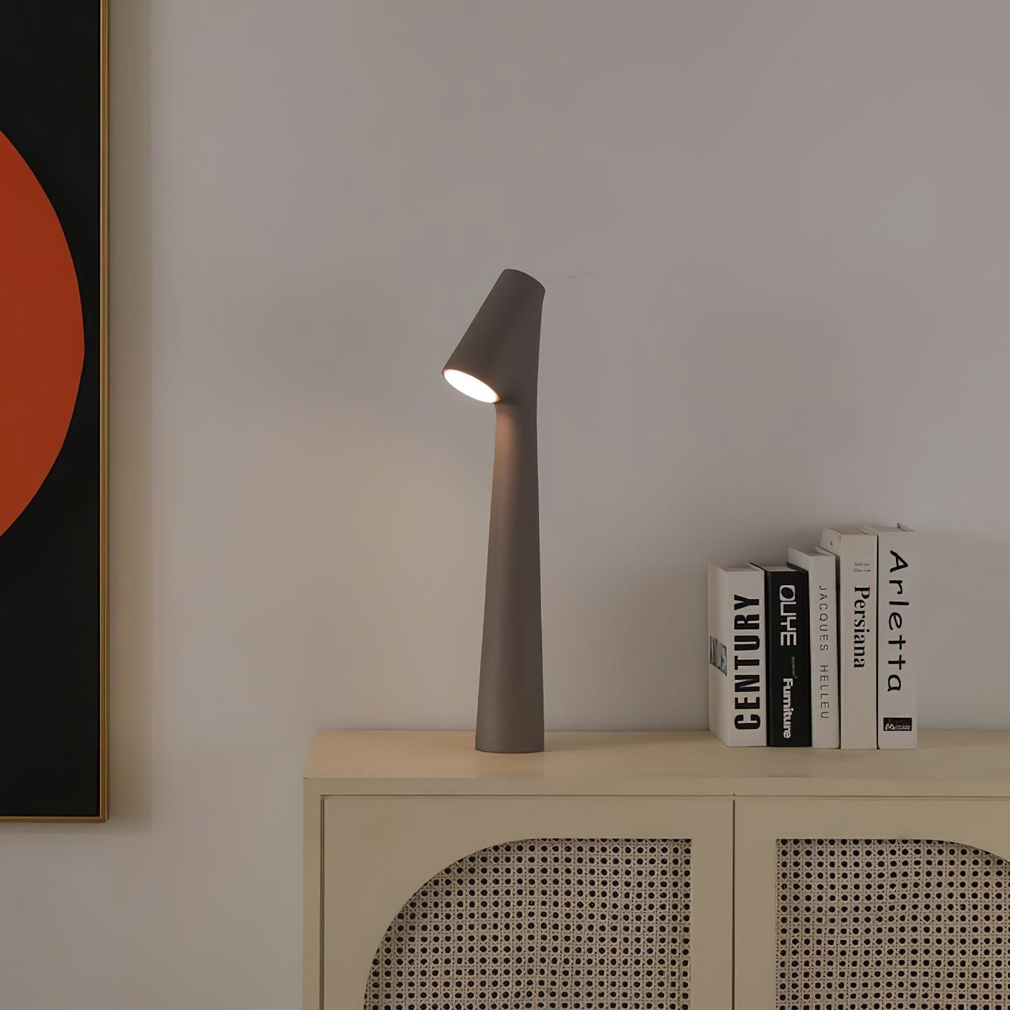 Africa Portable Table Lamp | Metal & Acrylic | Rechargeable, 4 Colors