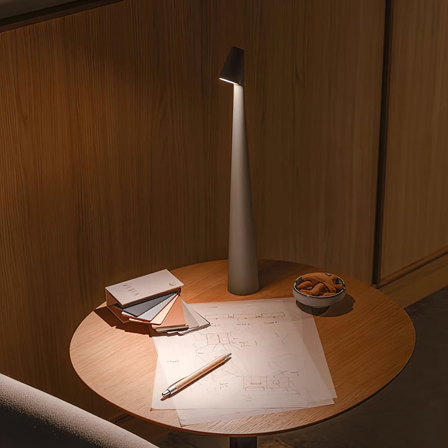 Africa Portable Table Lamp | Metal & Acrylic | Rechargeable, 4 Colors