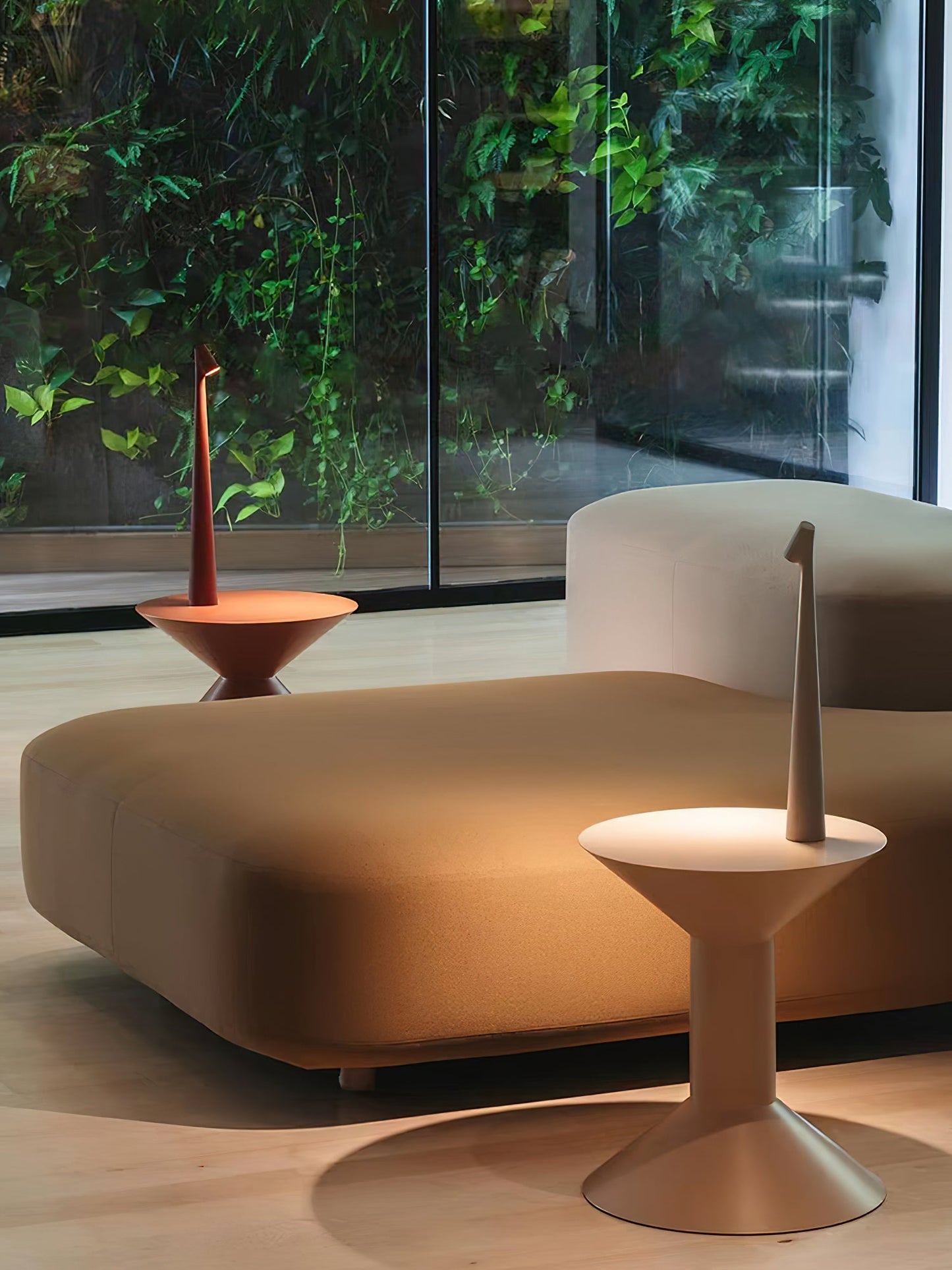 Africa Portable Table Lamp | Metal & Acrylic | Rechargeable, 4 Colors