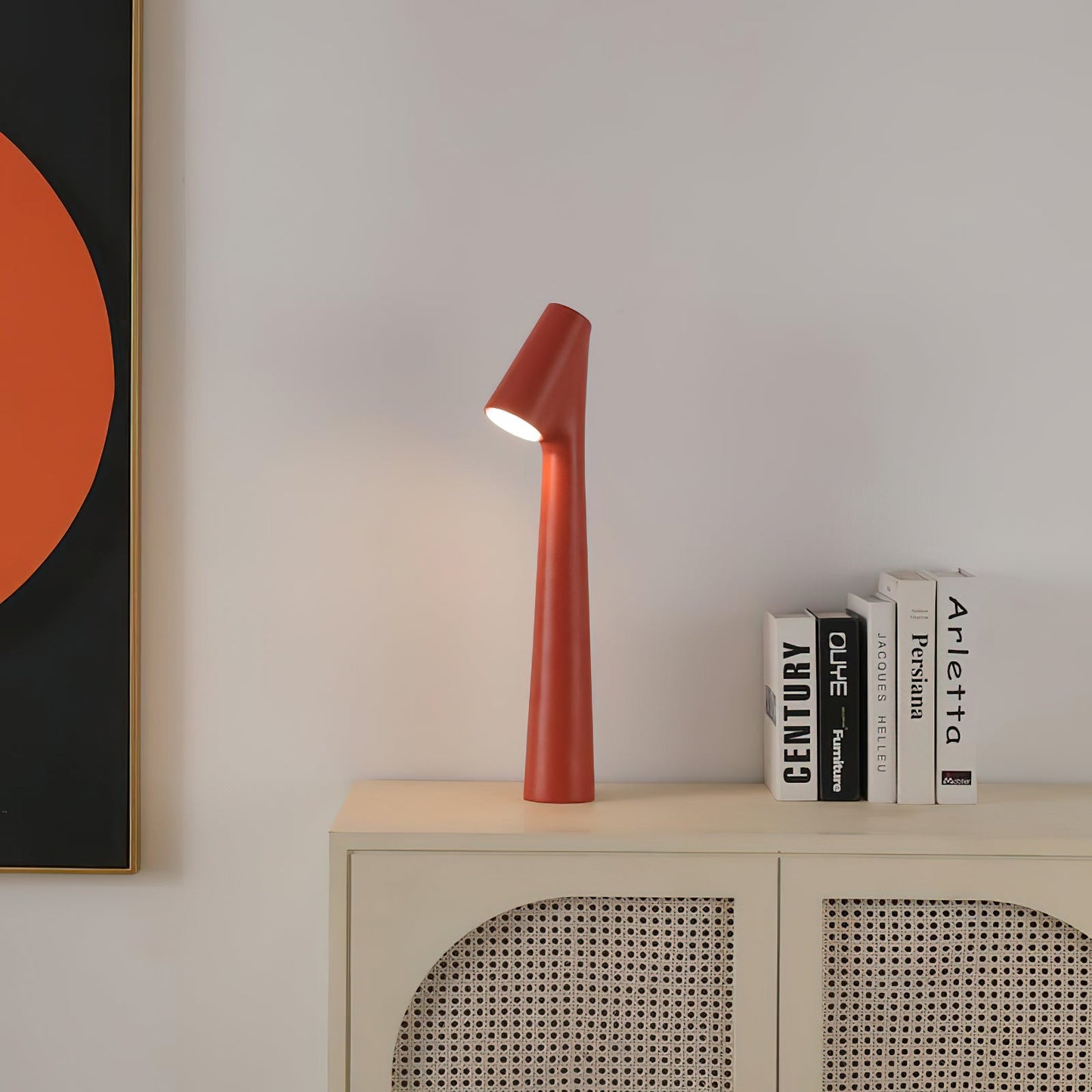 Africa Portable Table Lamp | Metal & Acrylic | Rechargeable, 4 Colors