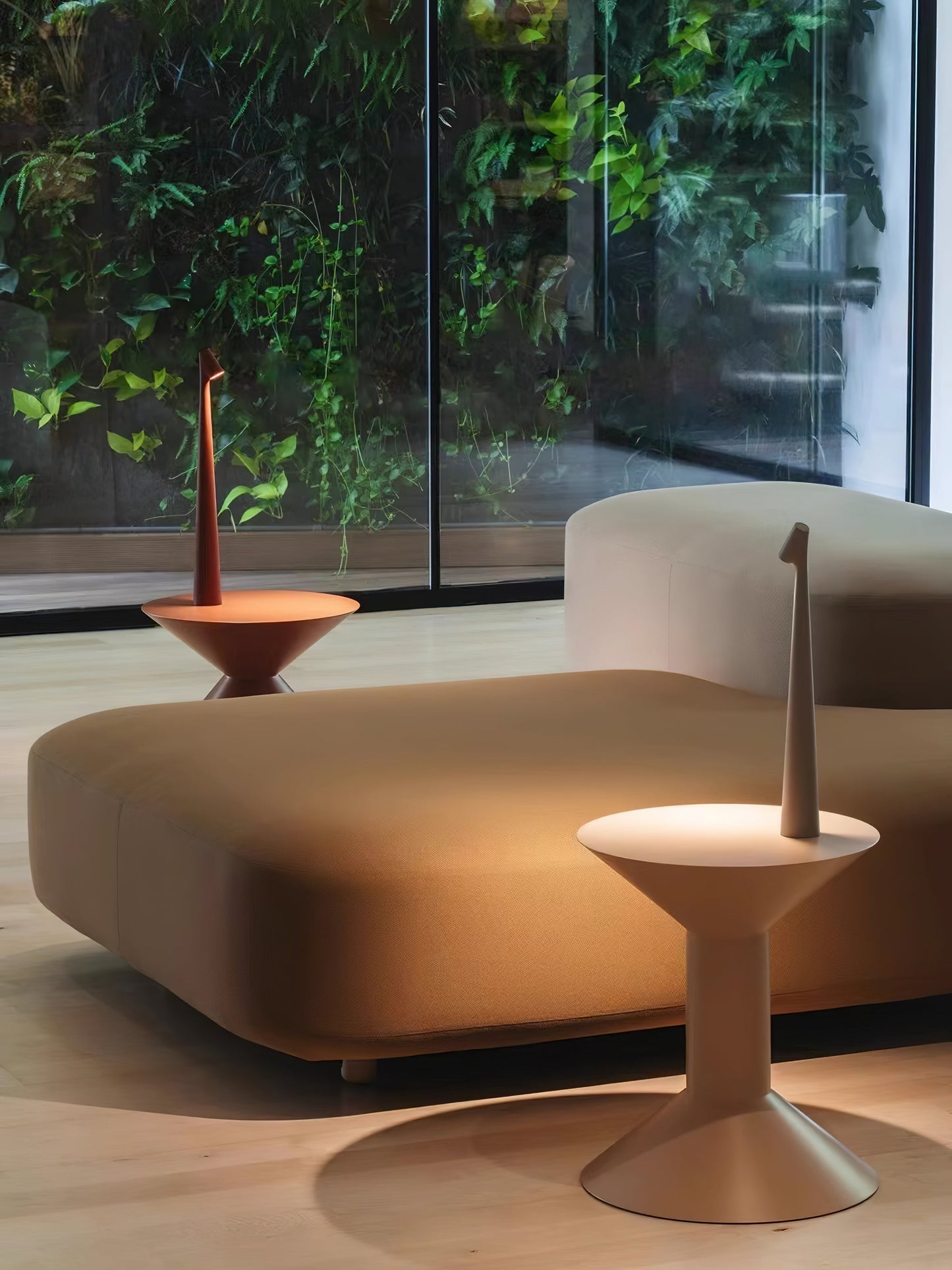 Africa Portable Table Lamp | Metal & Acrylic | Rechargeable, 4 Colors