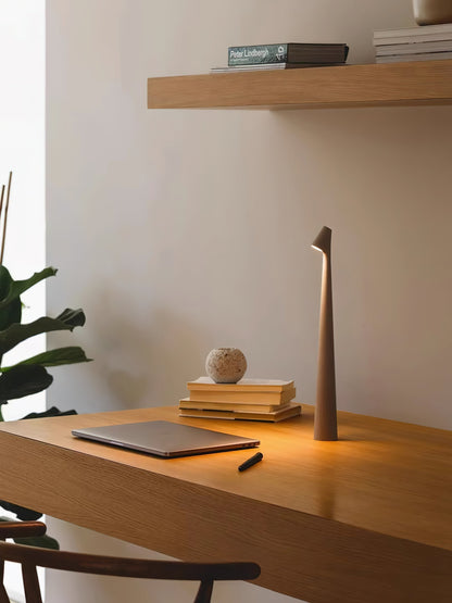 Africa Portable Table Lamp | Metal & Acrylic | Rechargeable, 4 Colors
