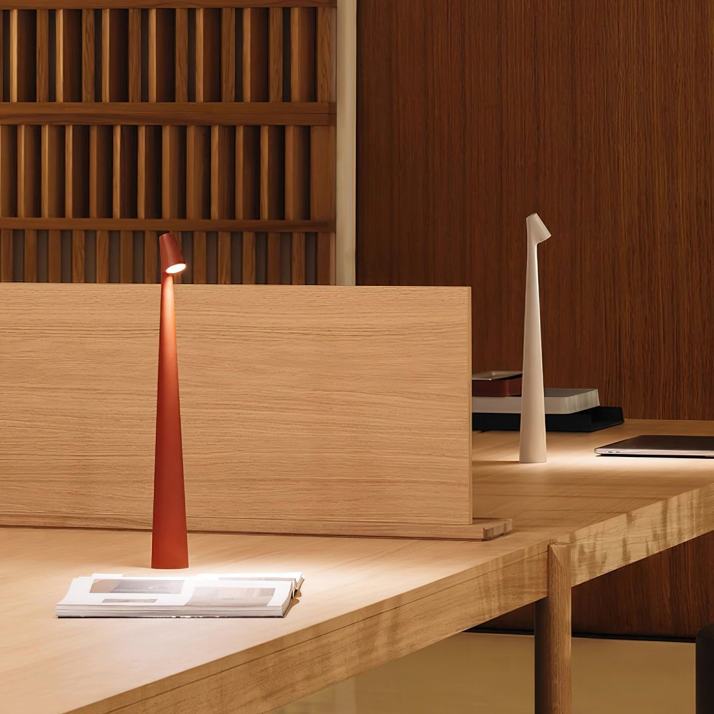 Africa Portable Table Lamp | Metal & Acrylic | Rechargeable, 4 Colors