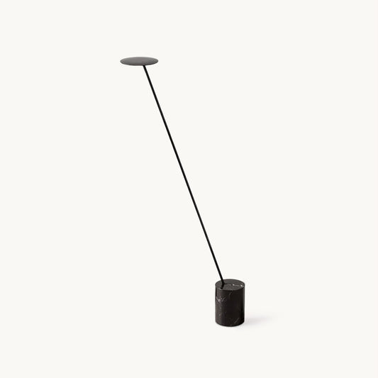Agniya Floor Lamp | Premium Marble Base | Black & White