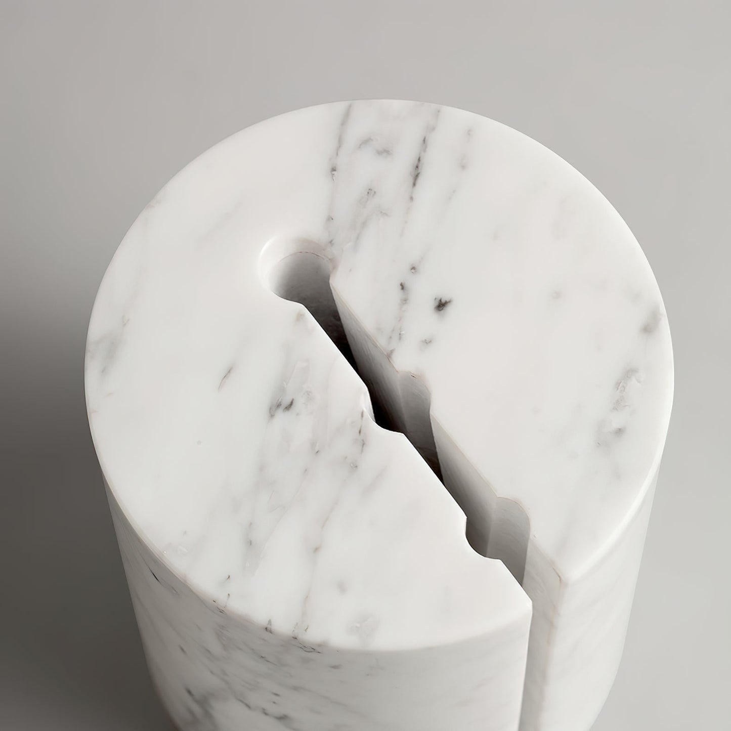 Agniya Floor Lamp | Premium Marble Base | Black & White