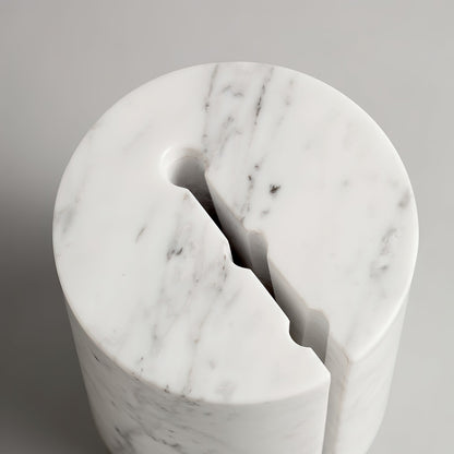 Agniya Floor Lamp | Premium Marble Base | Black & White