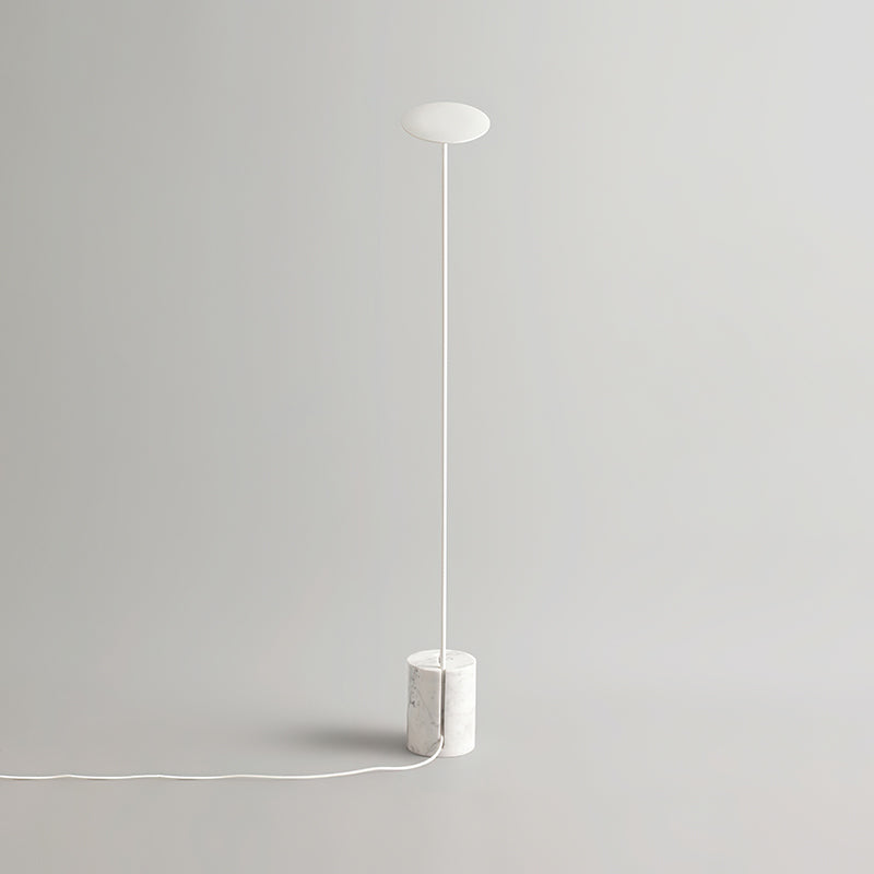 Agniya Floor Lamp | Premium Marble Base | Black & White