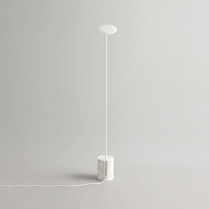 Agniya Floor Lamp | Premium Marble Base | Black & White