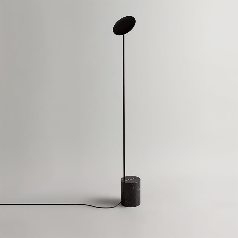 Agniya Floor Lamp | Premium Marble Base | Black & White