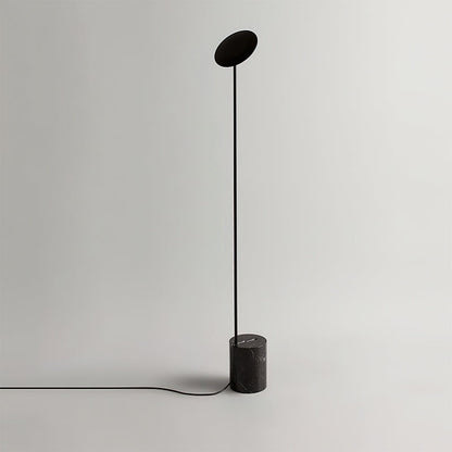 Agniya Floor Lamp | Premium Marble Base | Black & White
