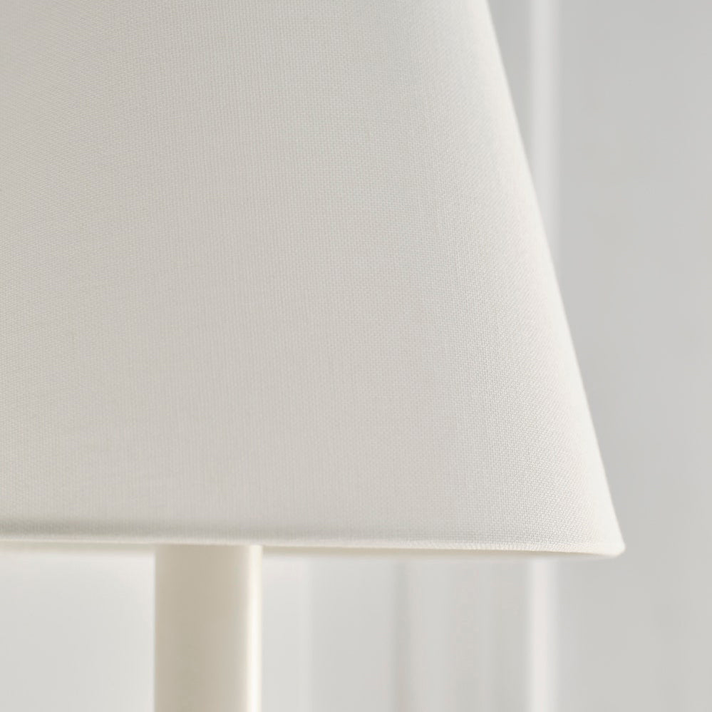 Aiden Wall Light | Hammered Brass | White Shade