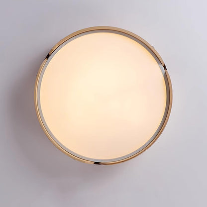 Aiwen Wood Ceiling Light | Wood & Metal | Walnut Color