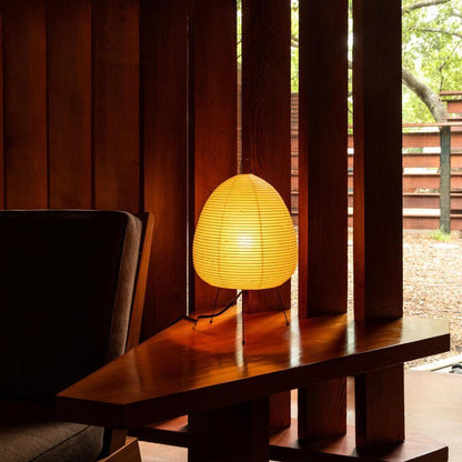 Akari Paper Table Lamp | Mulberry Rice Paper & Metal | 26cm, 30cm, 40cm Sizes