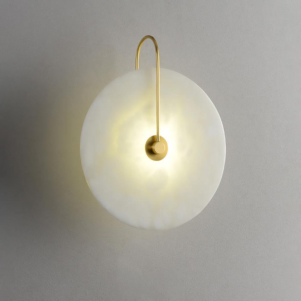 Alabaster LED Wall Sconce | Elegant Alabaster Stone | Multiple Sizes Available
