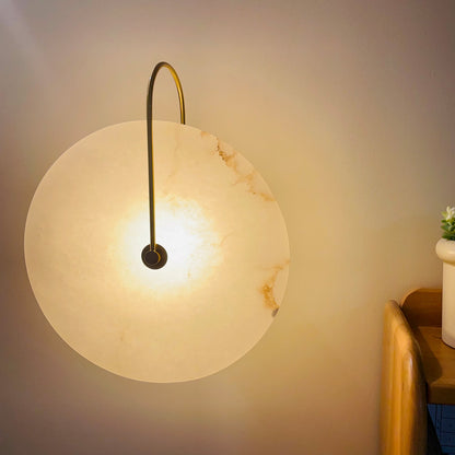 Alabaster LED Wall Sconce | Elegant Alabaster Stone | Multiple Sizes Available
