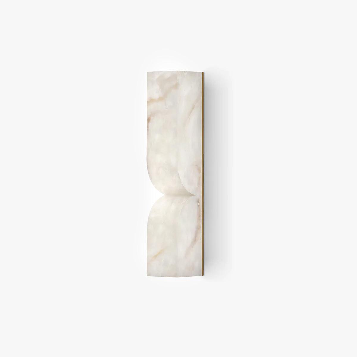 Alabaster Wall Sconce | Carved Alabaster | LED Indoor Lighting