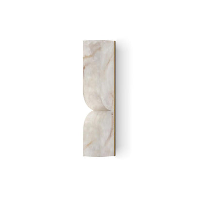 Alabaster Wall Sconce | Carved Alabaster | LED Indoor Lighting