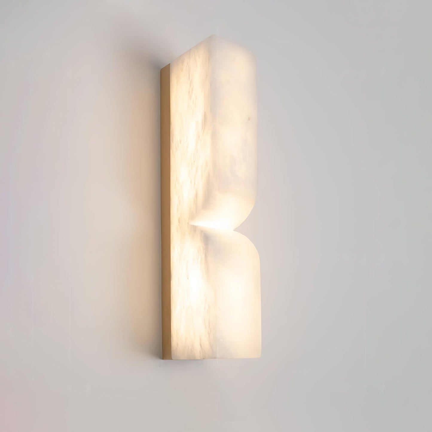 Alabaster Wall Sconce | Carved Alabaster | LED Indoor Lighting