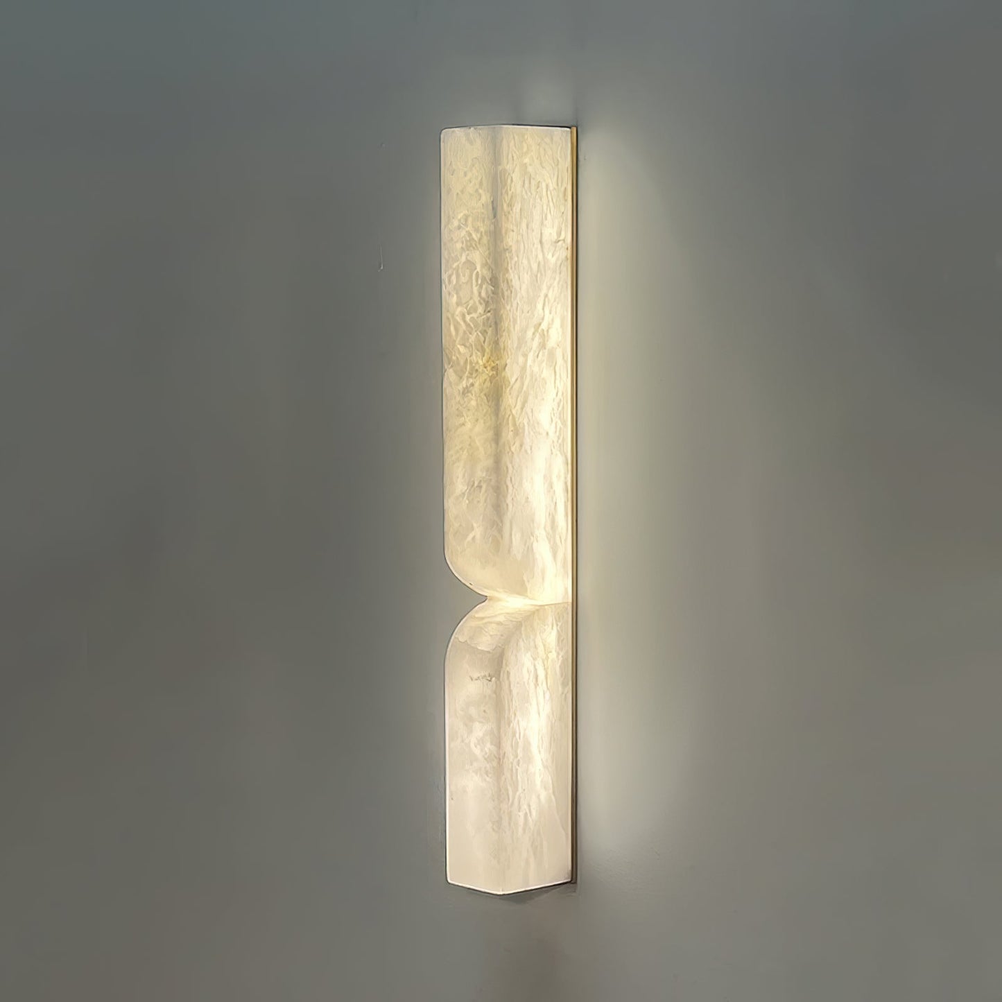 Alabaster Wall Sconce | Carved Alabaster | LED Indoor Lighting