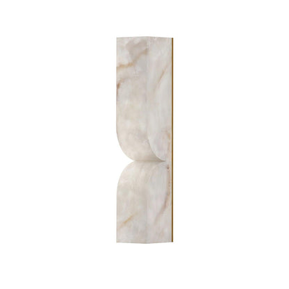 Alabaster Wall Sconce | Carved Alabaster | LED Indoor Lighting