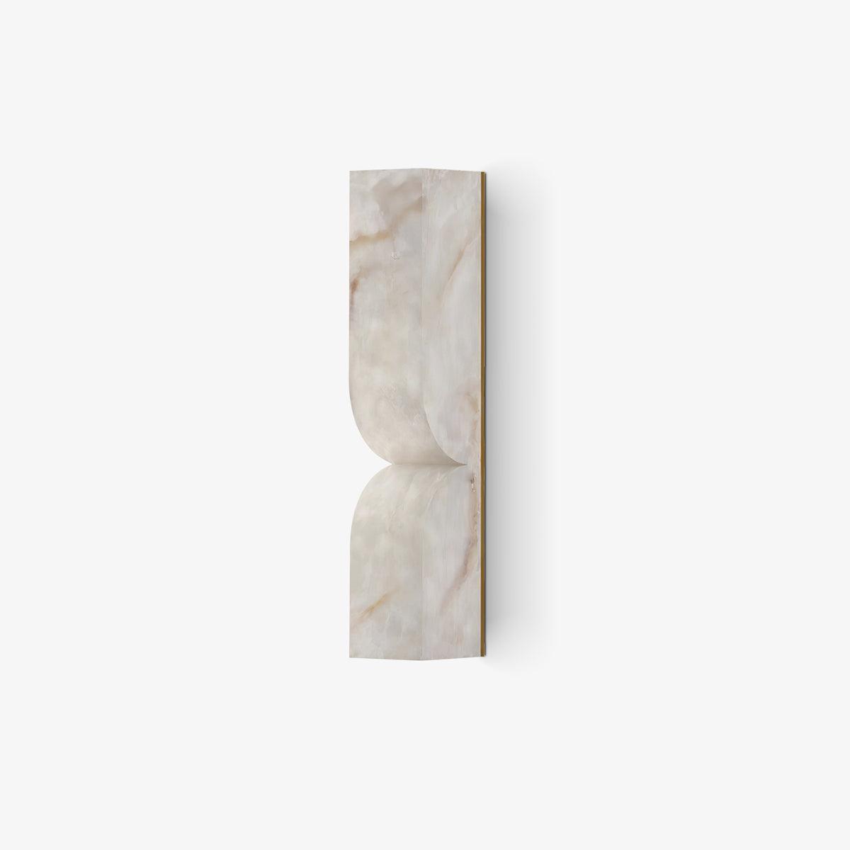 Alabaster Wall Sconce | Carved Alabaster | LED Indoor Lighting