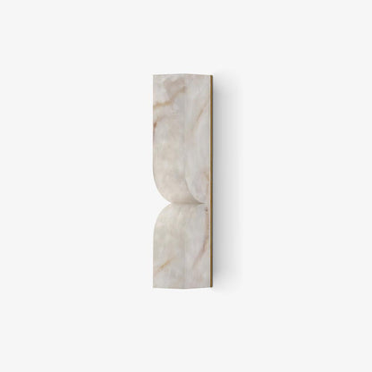 Alabaster Wall Sconce | Carved Alabaster | LED Indoor Lighting