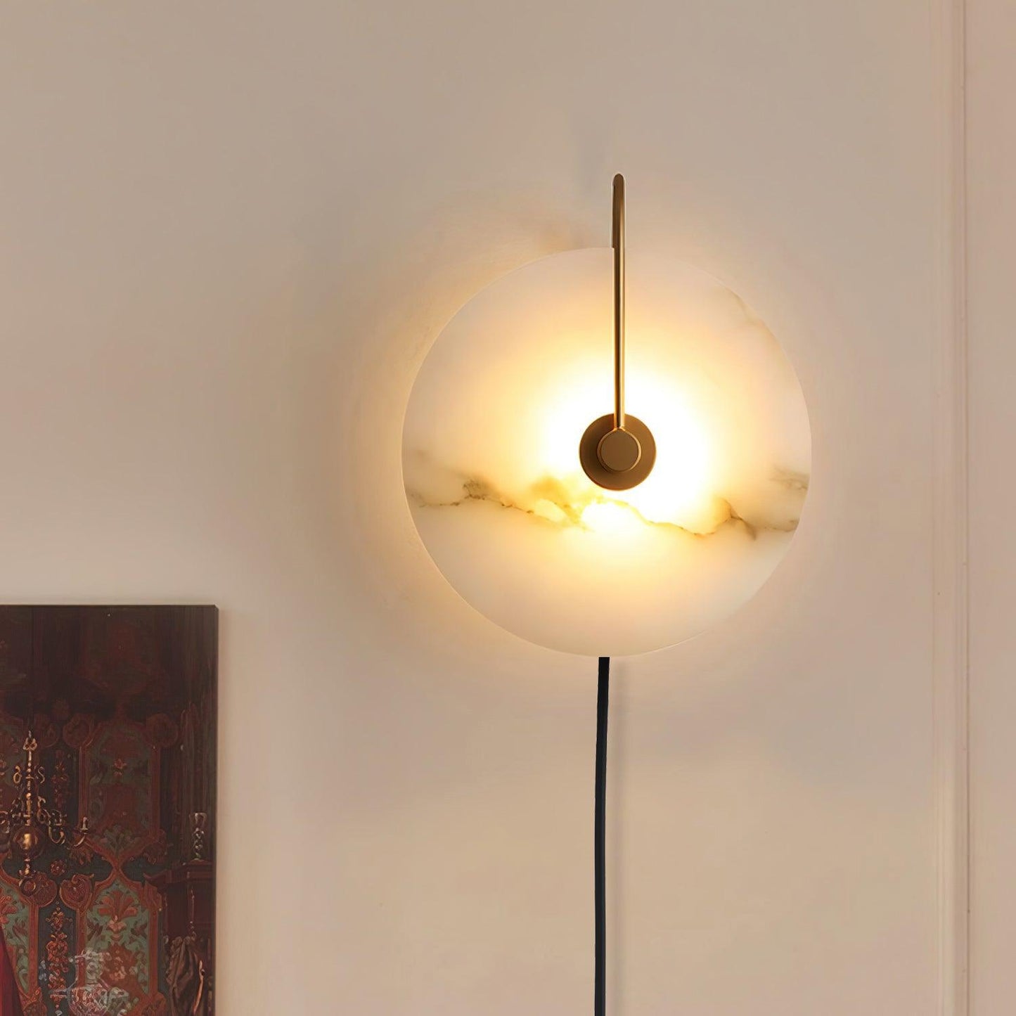 Alabaster LED Wall Lamp | High-Quality Alabaster | Multiple Sizes Available