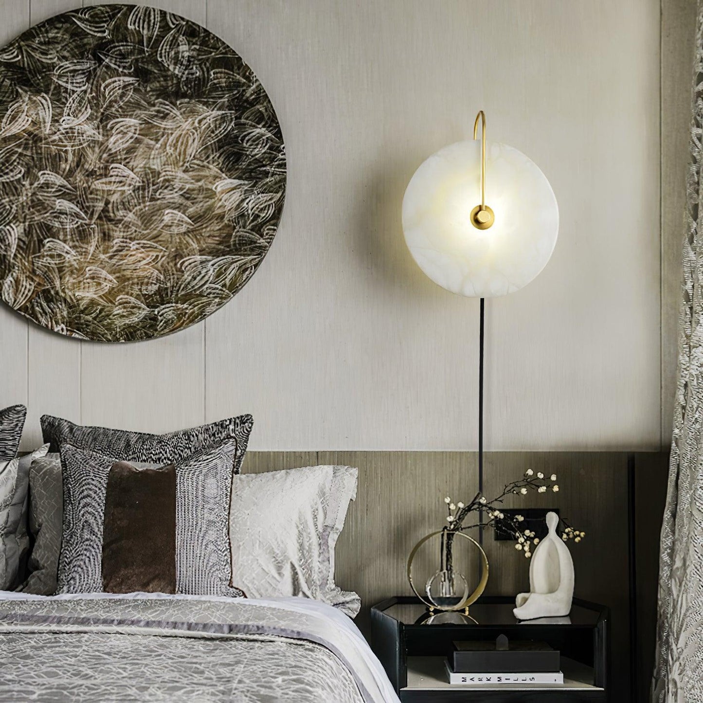 Alabaster LED Wall Lamp | High-Quality Alabaster | Multiple Sizes Available