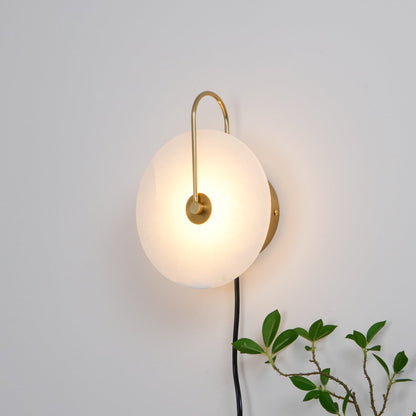Alabaster LED Wall Lamp | High-Quality Alabaster | Multiple Sizes Available
