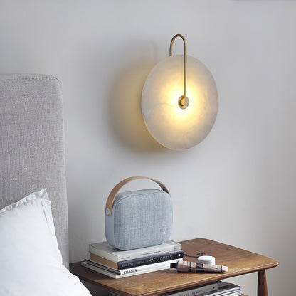 Alabaster LED Wall Sconce | Elegant Alabaster Stone | Multiple Sizes Available