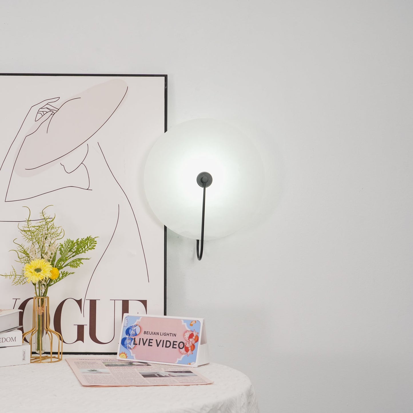 Alabaster LED Wall Sconce | Elegant Alabaster Stone | Multiple Sizes Available