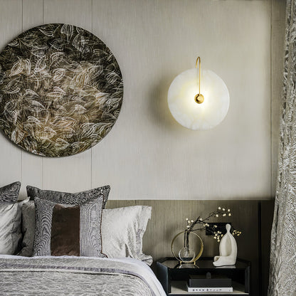 Alabaster LED Wall Sconce | Elegant Alabaster Stone | Multiple Sizes Available