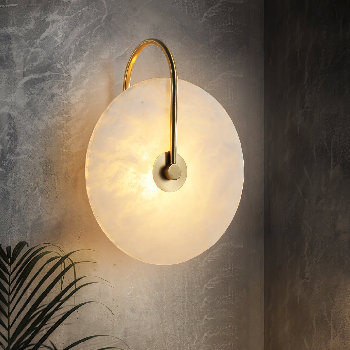 Alabaster LED Wall Sconce | Elegant Alabaster Stone | Multiple Sizes Available