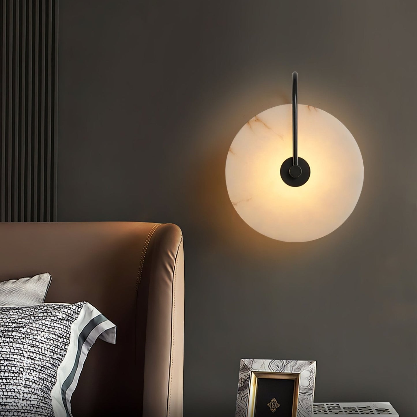Alabaster LED Wall Sconce | Elegant Alabaster Stone | Multiple Sizes Available