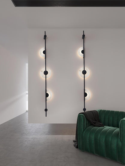 Alabaster Wall Sconce | Vertical Design | White