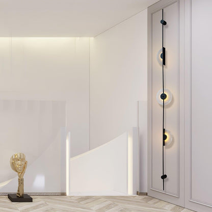Alabaster Wall Sconce | Metal & Alabaster | Vertical