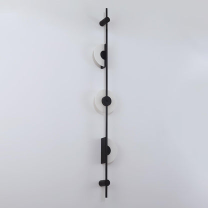 Alabaster Wall Sconce | Metal & Alabaster | Vertical